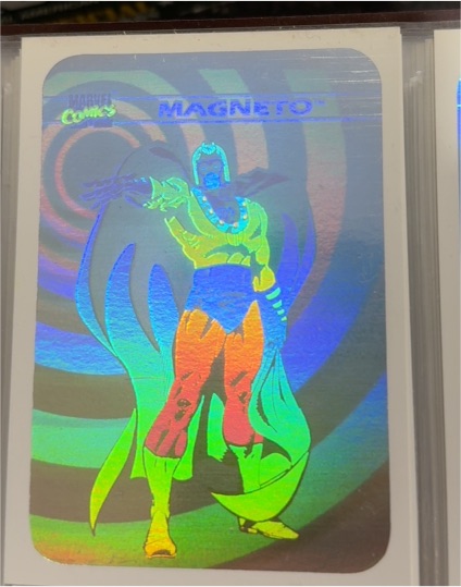 1990 Impel Marvel Universe Series 1 Hologram #MH2 Magneto — front