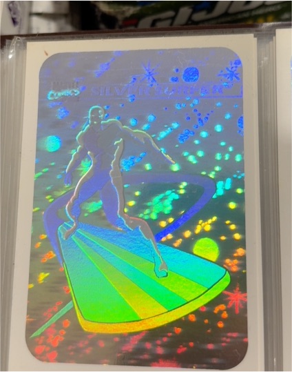1990 Impel Marvel Universe #MH3 Silver Surfer — front