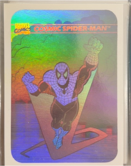 1990 Impel Marvel Universe #MH1 Cosmic Spider-Man — front