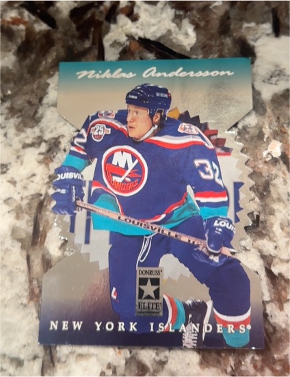 1996-97 Donruss Elite Die Cut Stars #89 Niklas Andersson — front