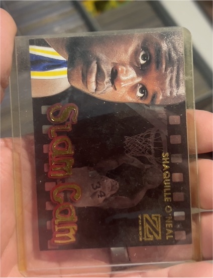 1997-98 Skybox Z-Force Slam Cam #9 Shaquille O'Neal — front