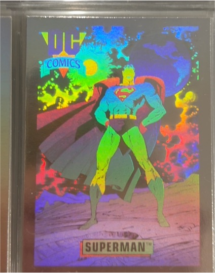 1992 Impel DC Comics Hologram Hall of Fame #DCH8 Superman — front