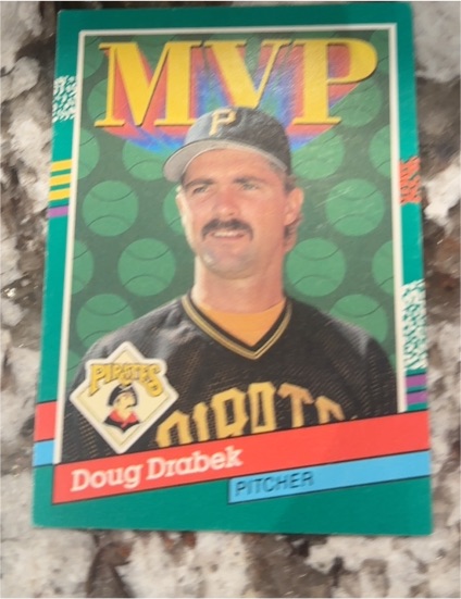 1990 Leaf MVP #411 Doug Drabek — front