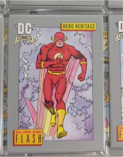 1991 Impel DC Comics Silver Age Flash #5 Hero Heritage — front