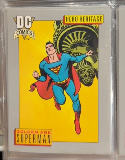 1991 Impel DC Comics Hero Heritage Golden Age Superman #16 — front
