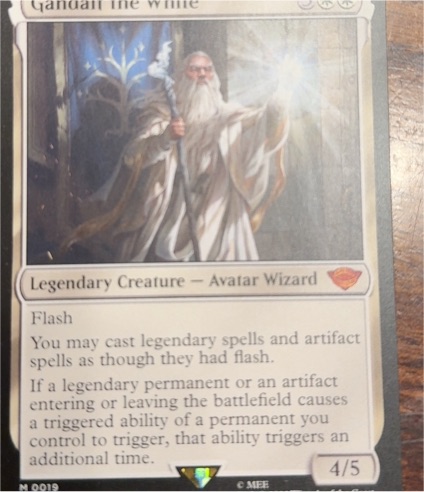 2023 MTG Gandalf the White #0019 — front