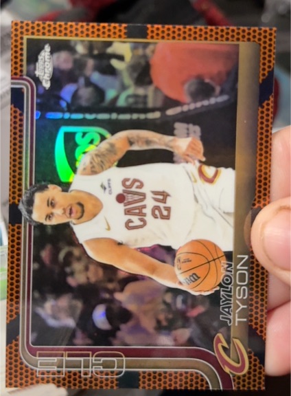 2025-26 Topps Chrome #50 Jaylon Tyson — front