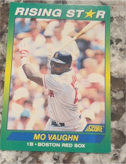 1992 Score 100 Rising Stars #100 Mo Vaughn — front