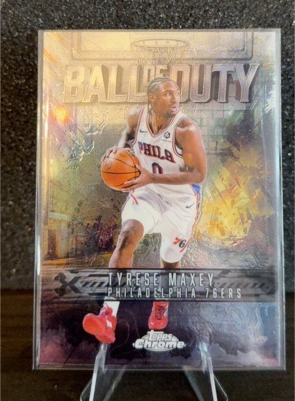 2025-26 Topps Chrome #BD-10 Tyrese Maxey — front