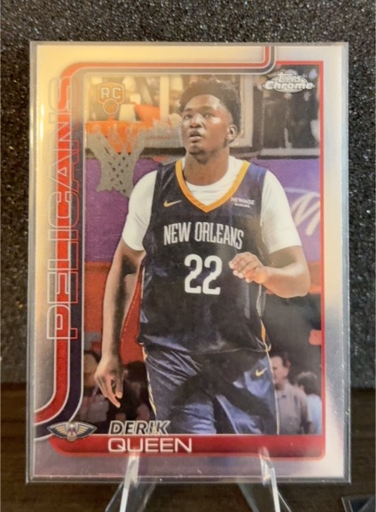 2025-26 Topps Chrome #263 Derik Queen — front