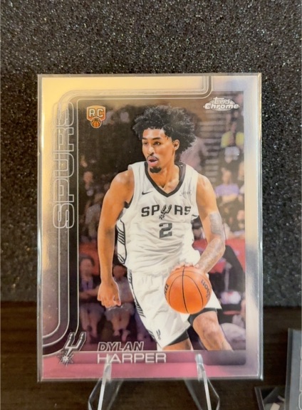 2025-26 Topps Chrome #252 Dylan Harper — front