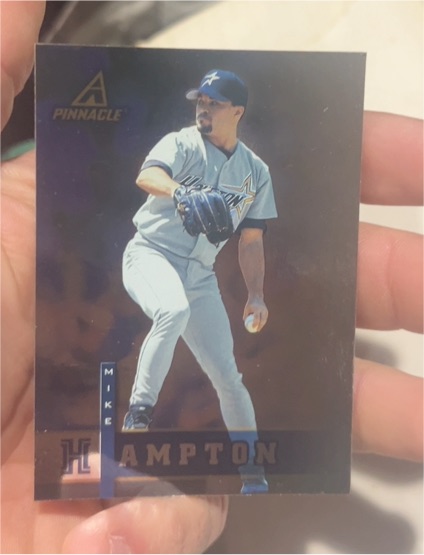 1998 Pinnacle Mike Hampton Houston Astros — front