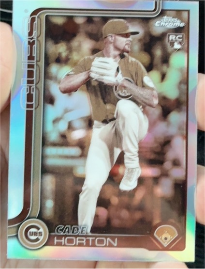 2025 Topps Chrome Update #USC63 Cade Horton — front