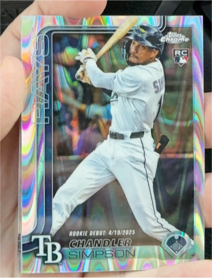 2025 Topps Chrome Update #USC17 Chandler Simpson — front