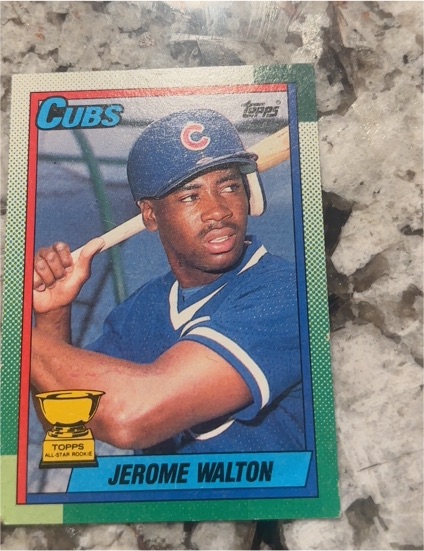 1990 Topps #464 Jerome Walton — front