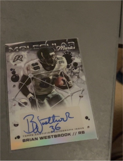 2024 Topps Resurgence Molecular Marks #MM-BW Brian Westbrook — front