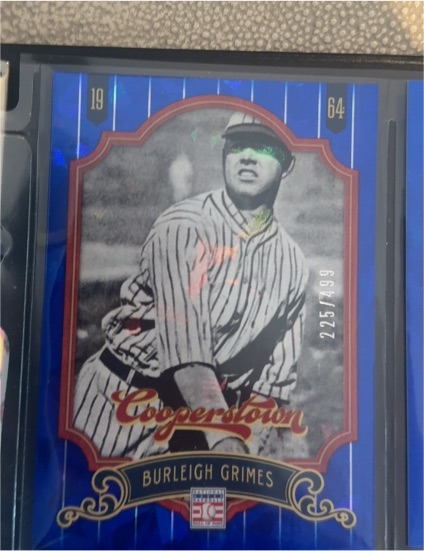 2012 Panini Cooperstown Crystal Collection Blue #83 Burleigh Grimes — front