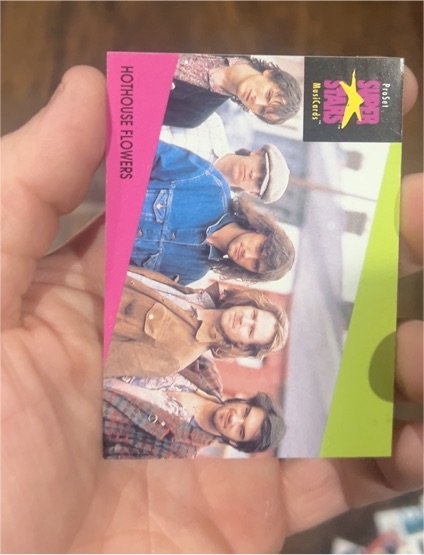 1991 Pro Set SuperStars MusiCards #52 Hothouse Flowers — front