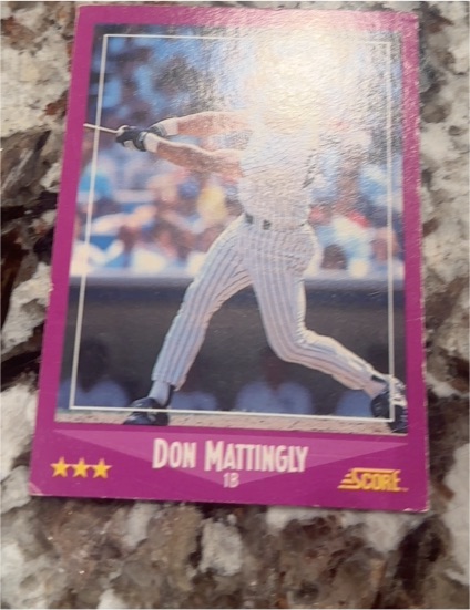 1988 Score #1 Don Mattingly — front