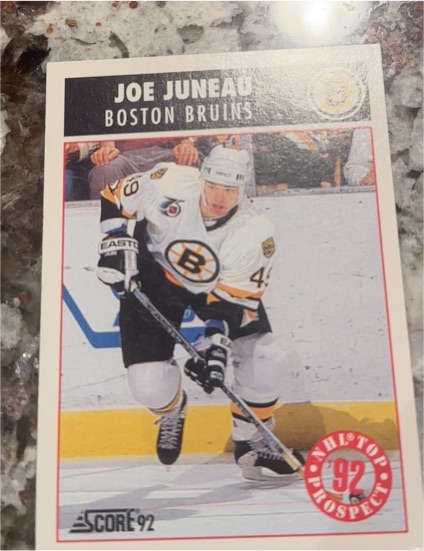 1992-93 Score #453 Joe Juneau — front