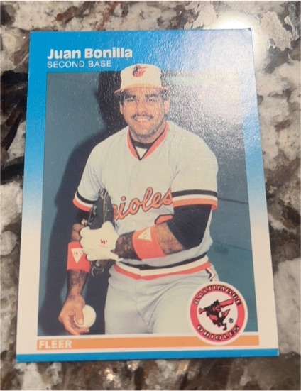 1987 Fleer #464 Juan Bonilla — front