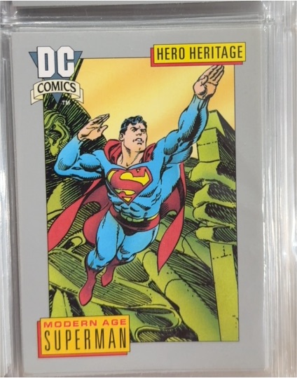 1992 Impel DC Cosmic Cards #18 Modern Age Superman — front