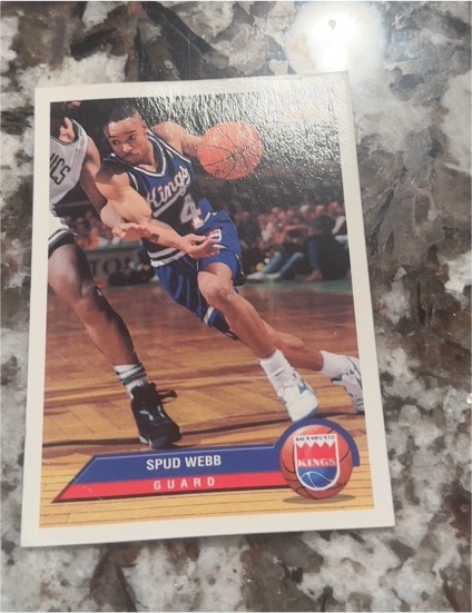 1992-93 Upper Deck McDonald's #P35 Spud Webb Sacramento Kings — front