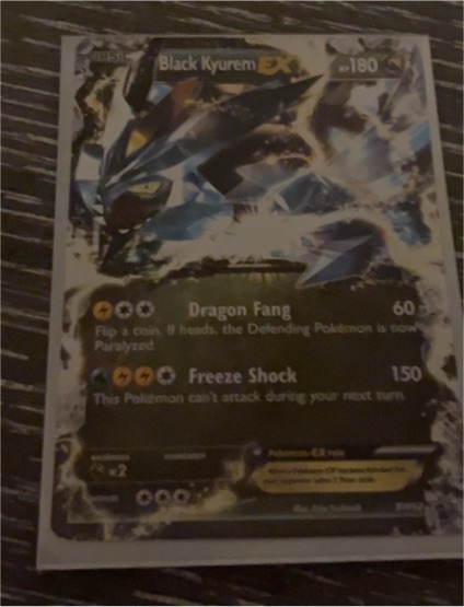 2013 Pokémon Black & White Promos #BW62 Black Kyurem EX — front
