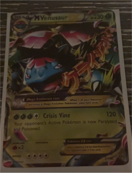 2014 Pokémon XY Base Set #2 Mega Venusaur EX — front