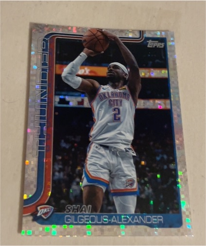 2025-26 Topps #115 Shai Gilgeous-Alexander — front