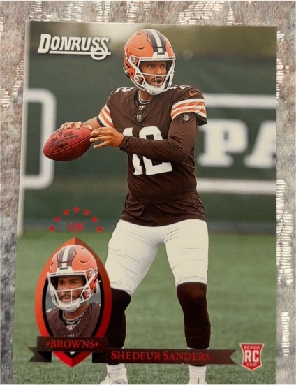 2025 Donruss #2 Shedeur Sanders Retro 1995 — front