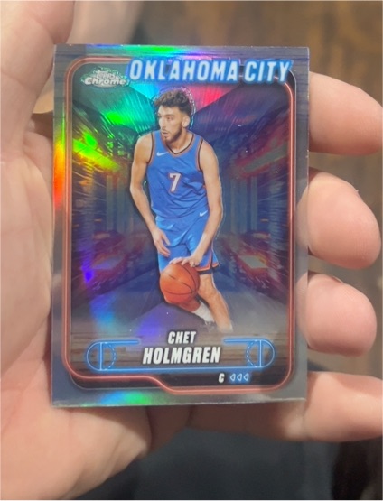 2024-25 Topps Chrome #99 Chet Holmgren — front