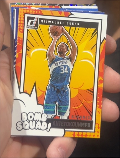 2024-25 Panini Donruss #5 Giannis Antetokounmpo Bomb Squad — front