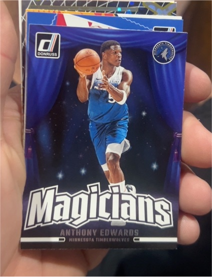 2024-25 Panini Donruss #2 Anthony Edwards Magicians — front
