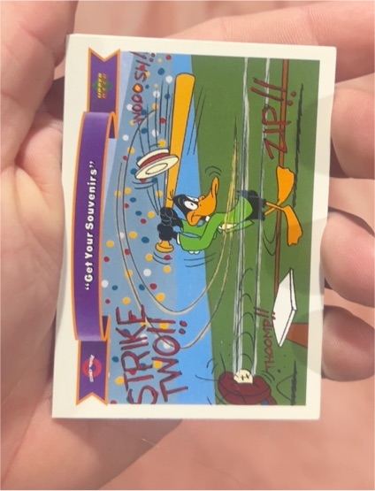 1991 Upper Deck Comic Ball 2 #184 Get Your Souvenirs Daffy Duck — front