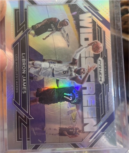 2022-23 Panini Prizm Basketball #Widescreen LeBron James — front