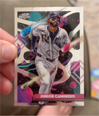 2025 Topps Cosmic Chrome #148 Junior Caminero — front
