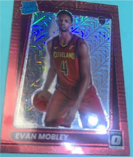 2021-22 Donruss Optic #175 Evan Mobley — front