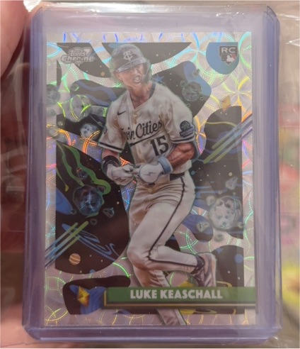 2025 Topps Cosmic Chrome #153 Luke Keaschall — front