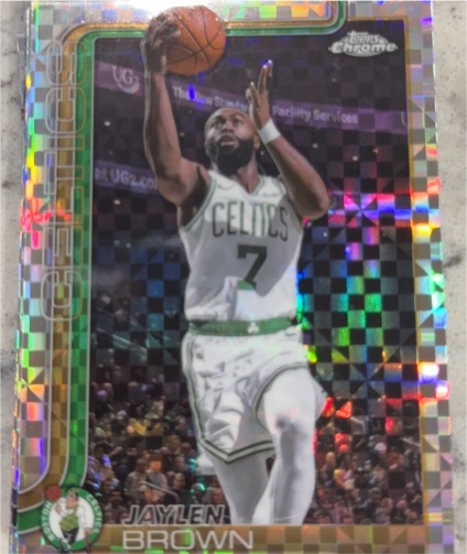 2025-26 Topps Chrome #51 Jaylen Brown — front