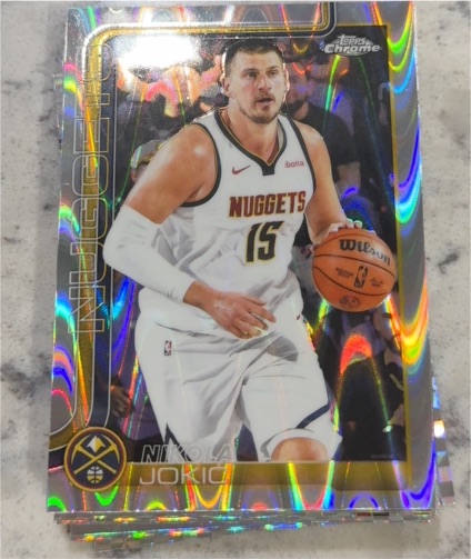 2025-26 Topps Chrome #25 Nikola Jokic — front