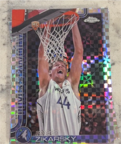 2025-26 Topps Chrome #296 Rocco Zikarsky — front