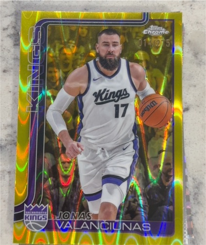 2025-26 Topps Chrome #206 Jonas Valanciunas — front