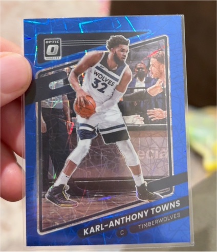2021-22 Panini Donruss Optic #87 Karl-Anthony Towns — front