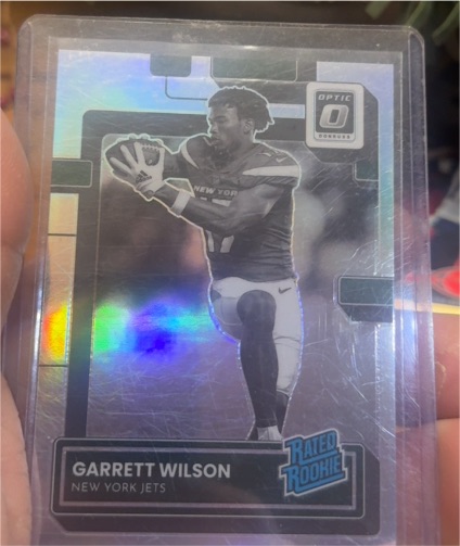2022 Donruss Optic #Garrett Wilson Rated Rookie — front