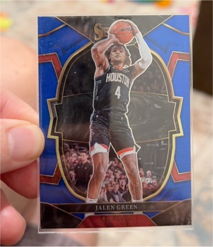 2022-23 Panini Select Concourse Blue Prizm #52 Jalen Green — front