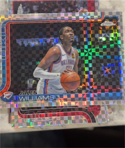 2025-26 Topps Chrome #187 Jalen Williams — front