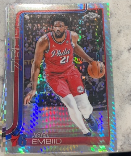 2025-26 Topps Chrome #149 Joel Embiid — front