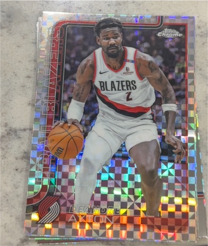 2025-26 Topps Chrome #168 Deandre Ayton X-Fractor — front