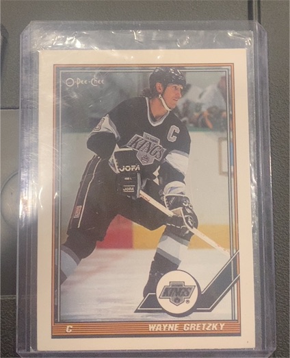 1991-92 O-Pee-Chee #321 Wayne Gretzky — front